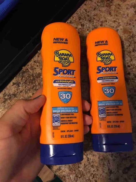 banana boat vs coppertone sunscreen.